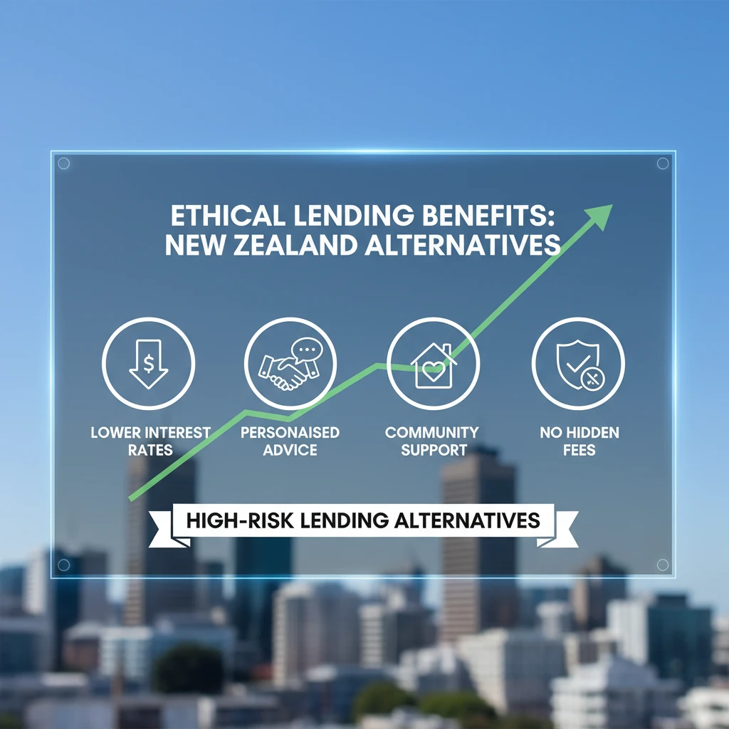 Infographic showing benefits of ethical financial help NZ non profit services