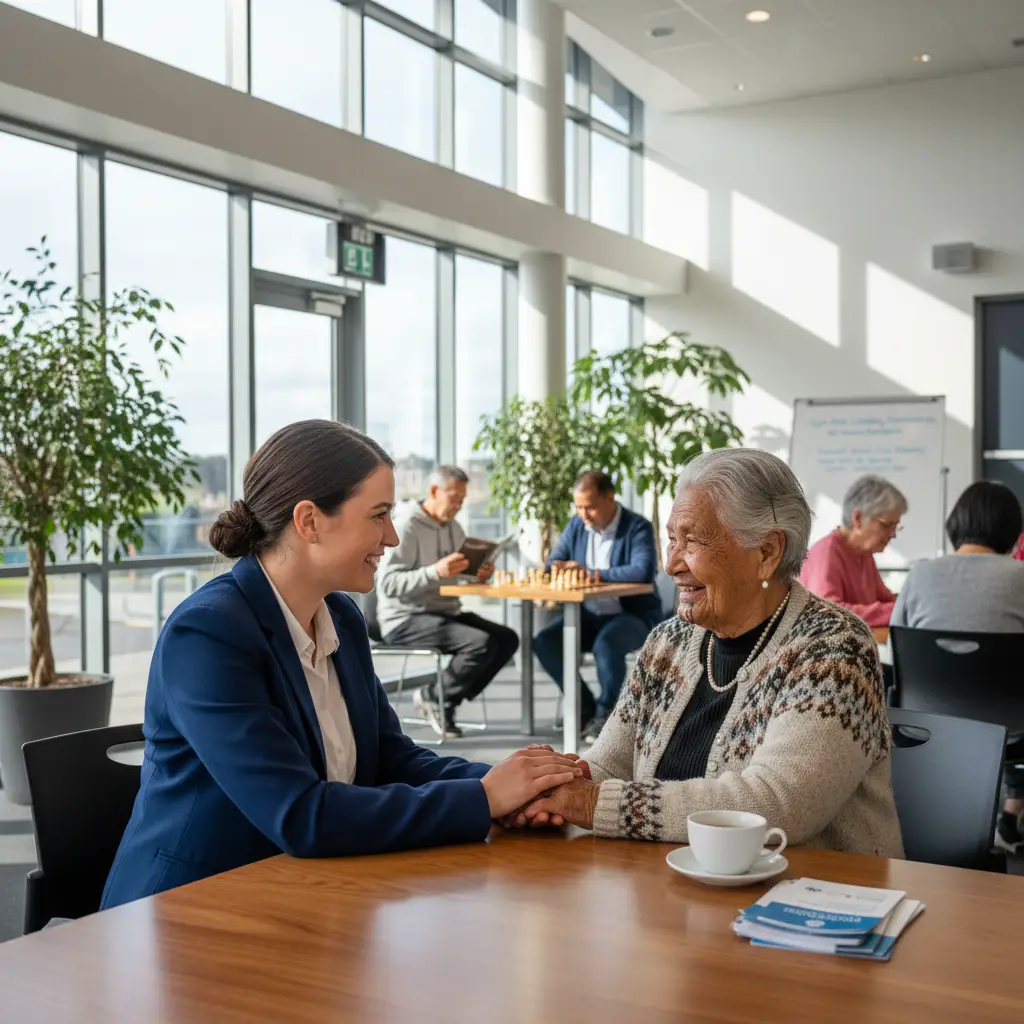 Senior New Zealander receiving MSD support