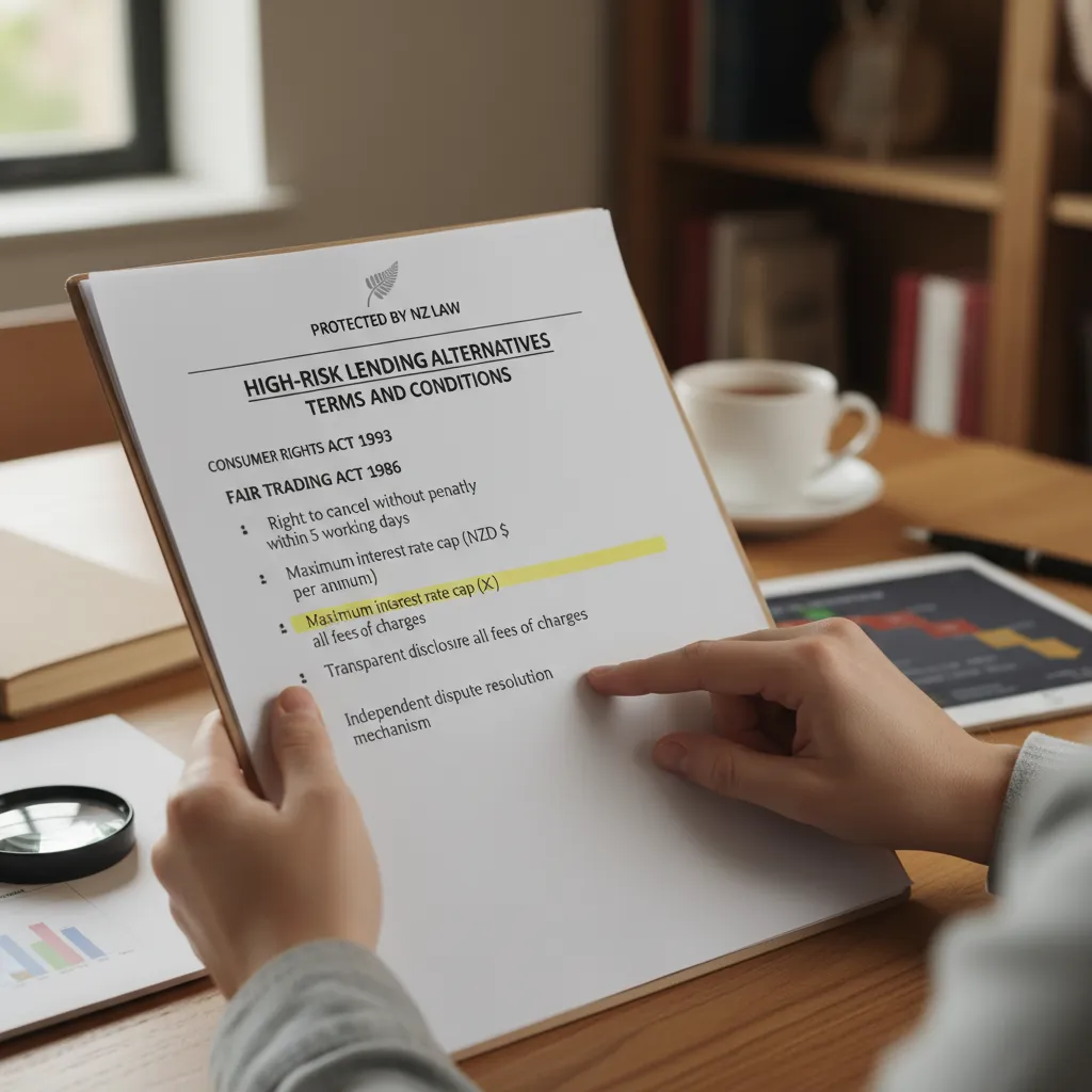 Consumer rights document for New Zealand loans