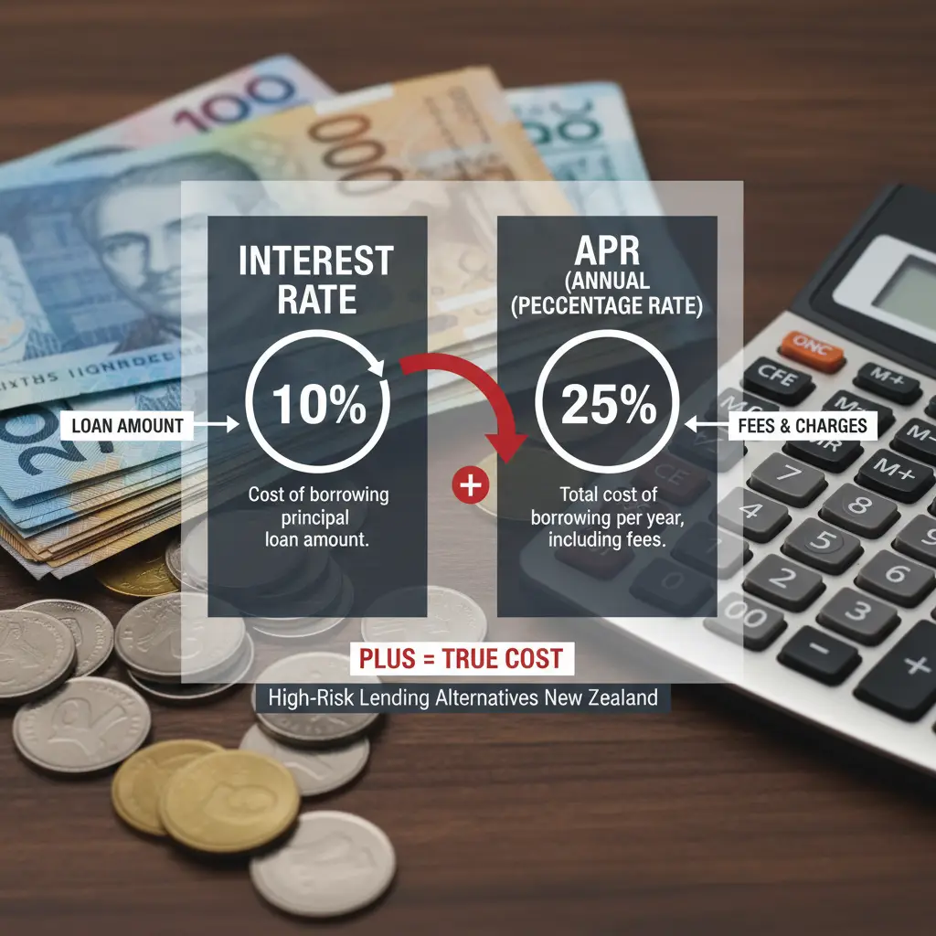 Difference between interest rate and APR explained NZ