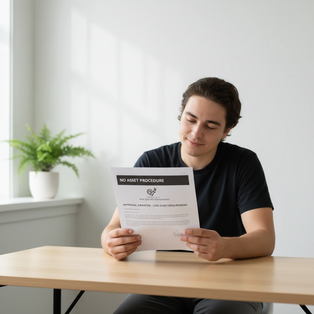 Person understanding No Asset Procedure for low debt