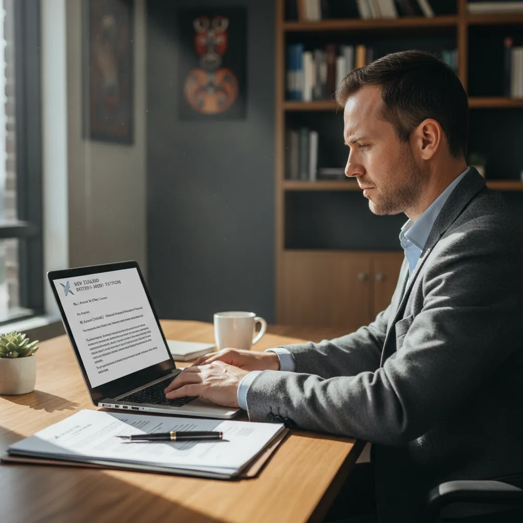 Writing a letter to debt collectors NZ