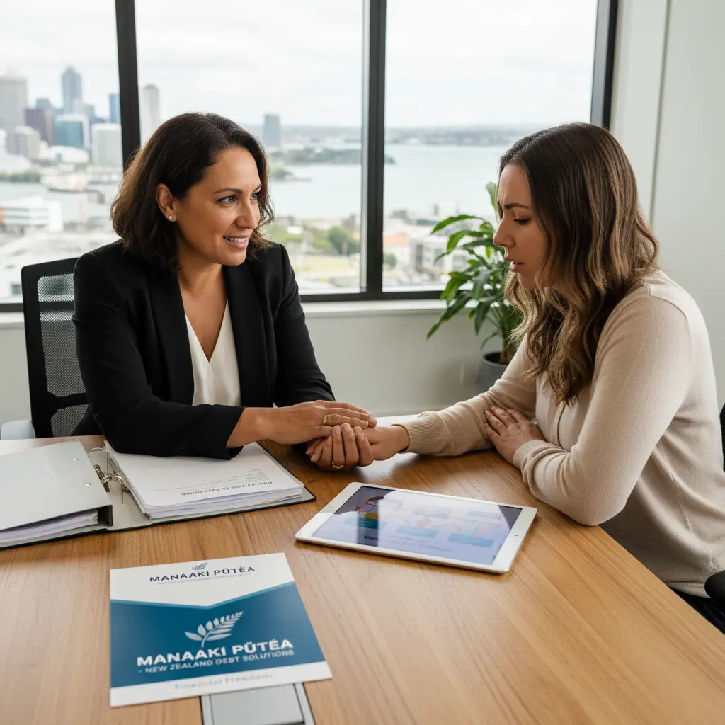 Financial advisor helping with debt collectors NZ