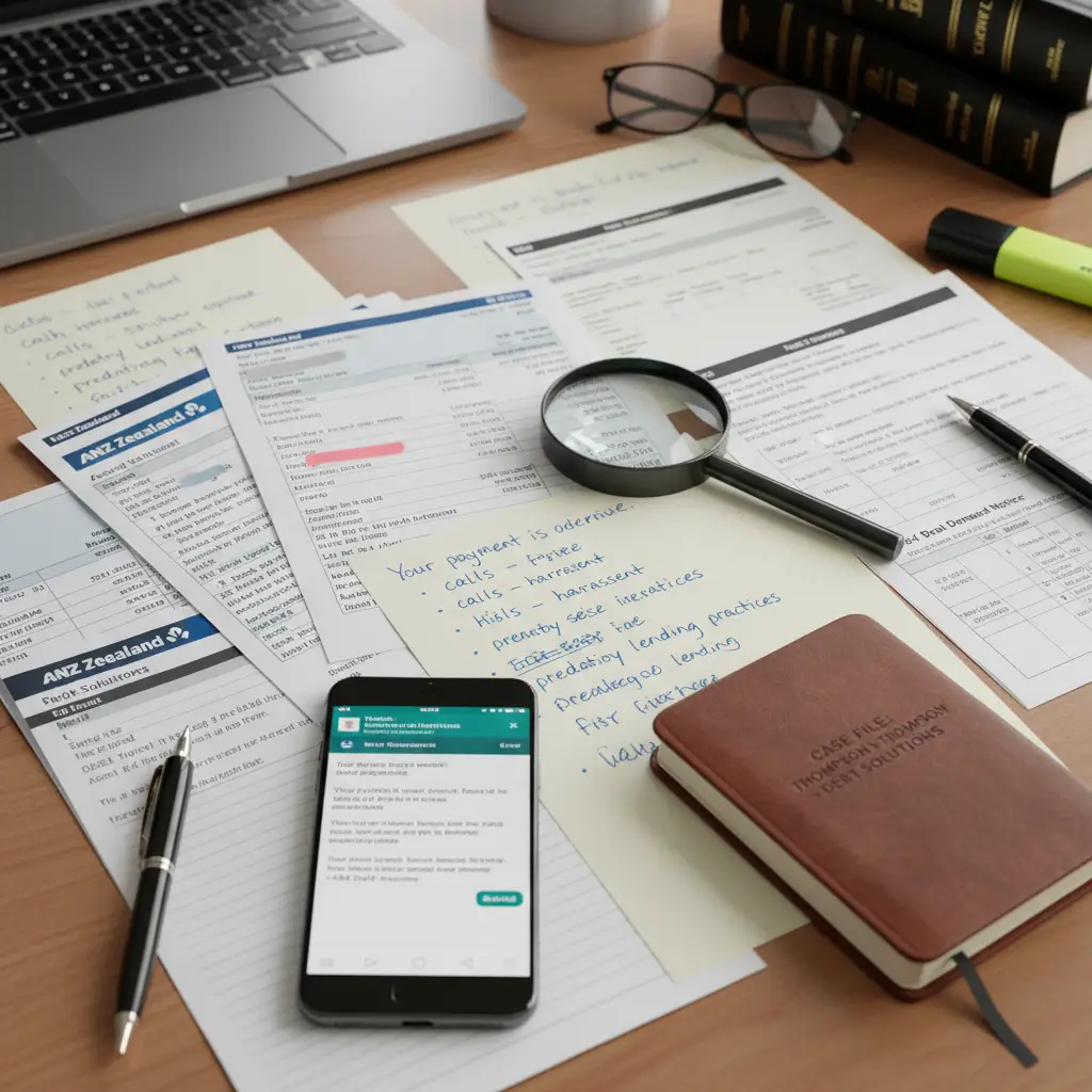 Gathering evidence to report illegal loan sharks in New Zealand