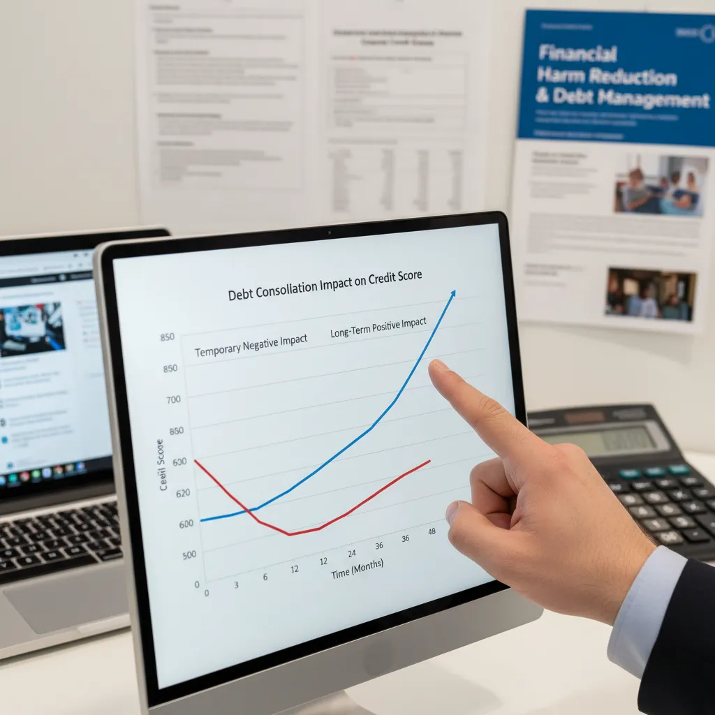 Impact of debt consolidation on credit score over time