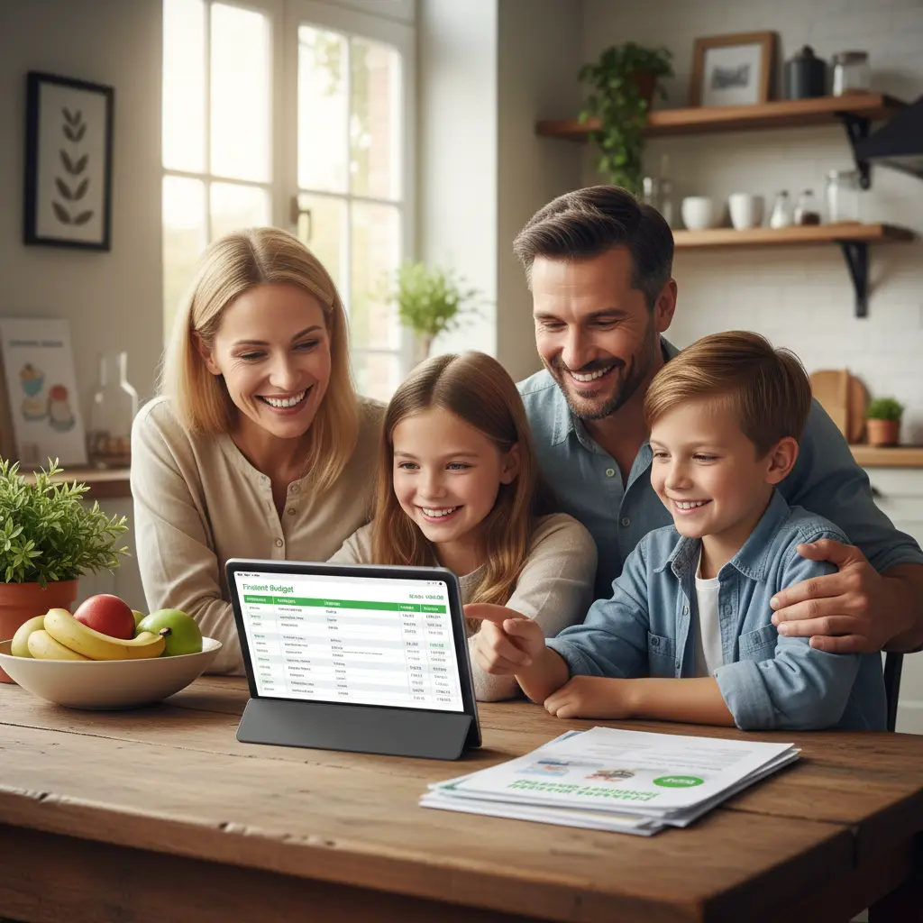 Family achieving financial peace after free debt counseling NZ