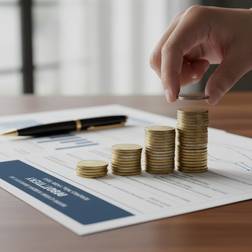 Person making an extra payment on debt to accelerate repayment