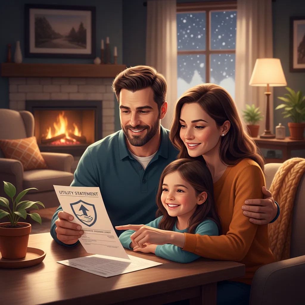 Family finding help with utility bills through LIHEAP