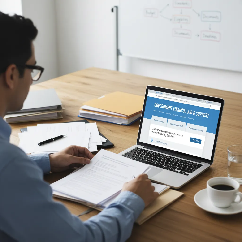 Preparing documents for local financial aid applications