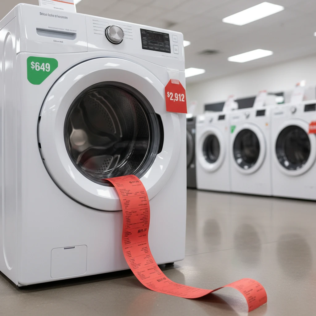 Washing Machine Cost Comparison Truck Shop vs Retail