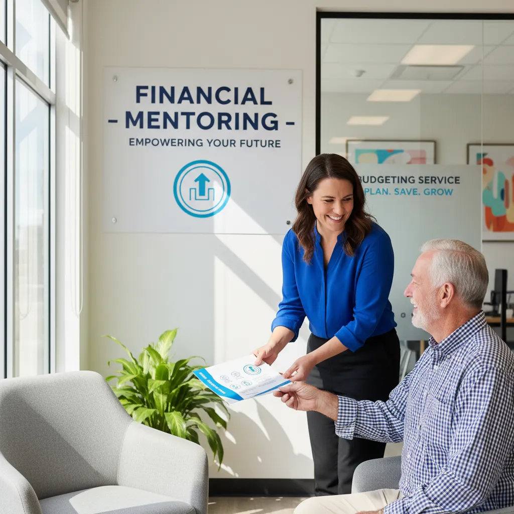 Financial mentor providing support to a South Auckland resident