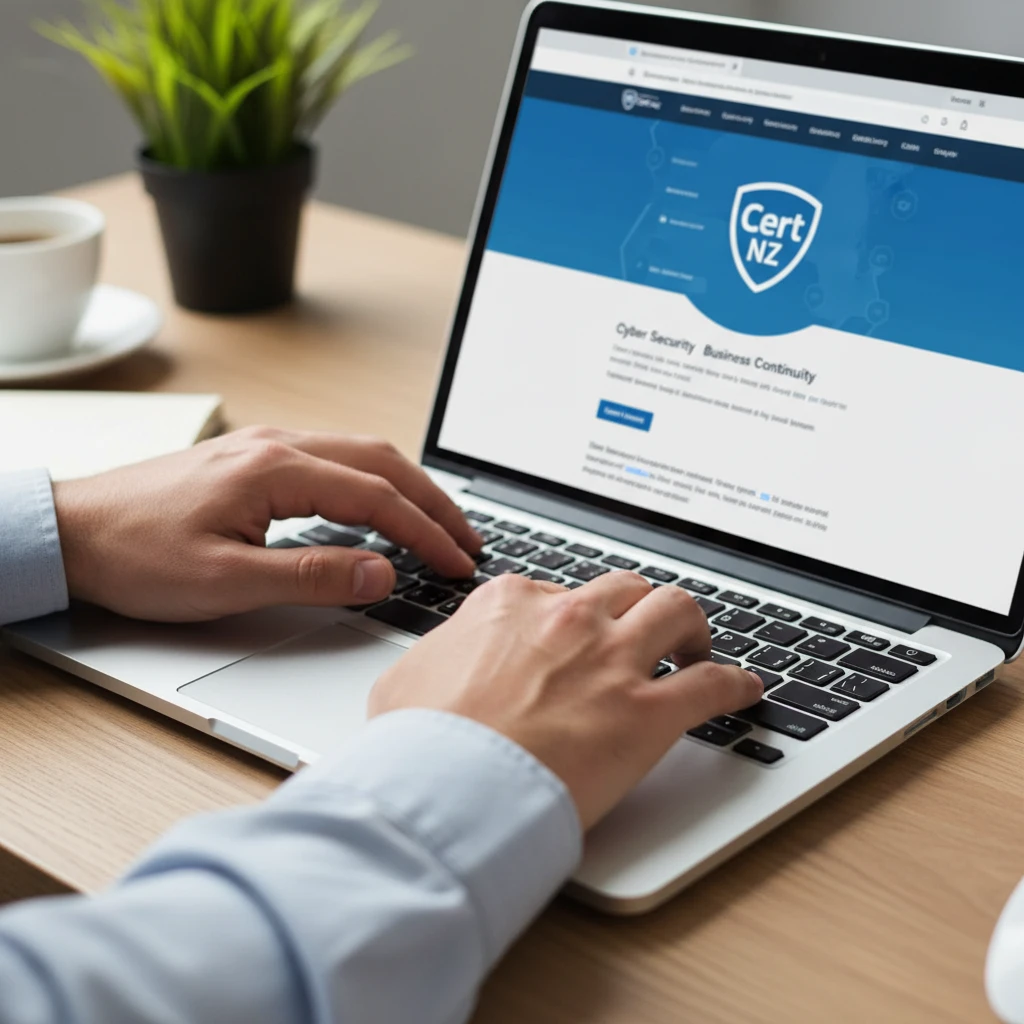 Reporting a cyber crime to Cert NZ online
