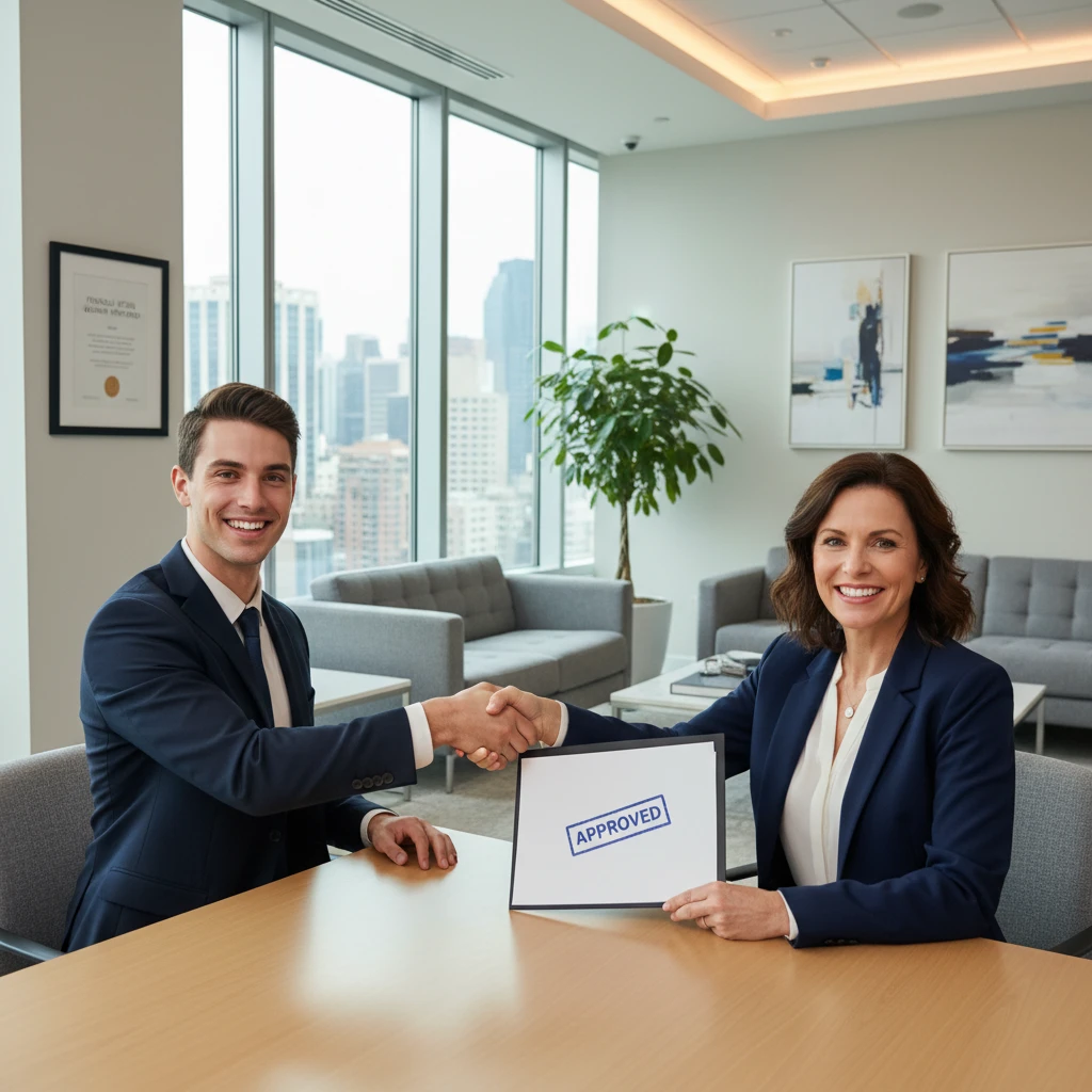 Successful loan approval for a visa holder